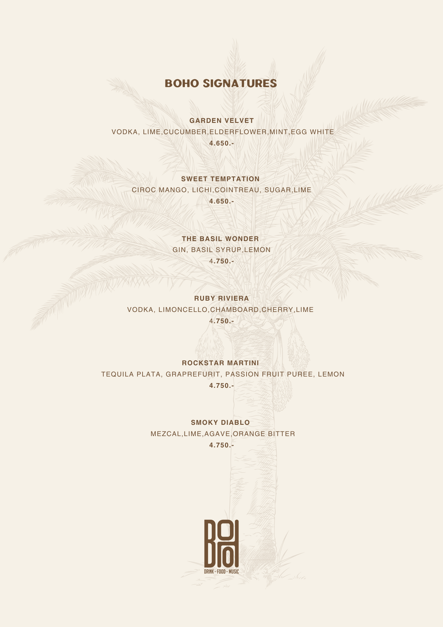 BOHO Budapest bottle service – Vodka, whiskey, likőr, rum, gin, tequila