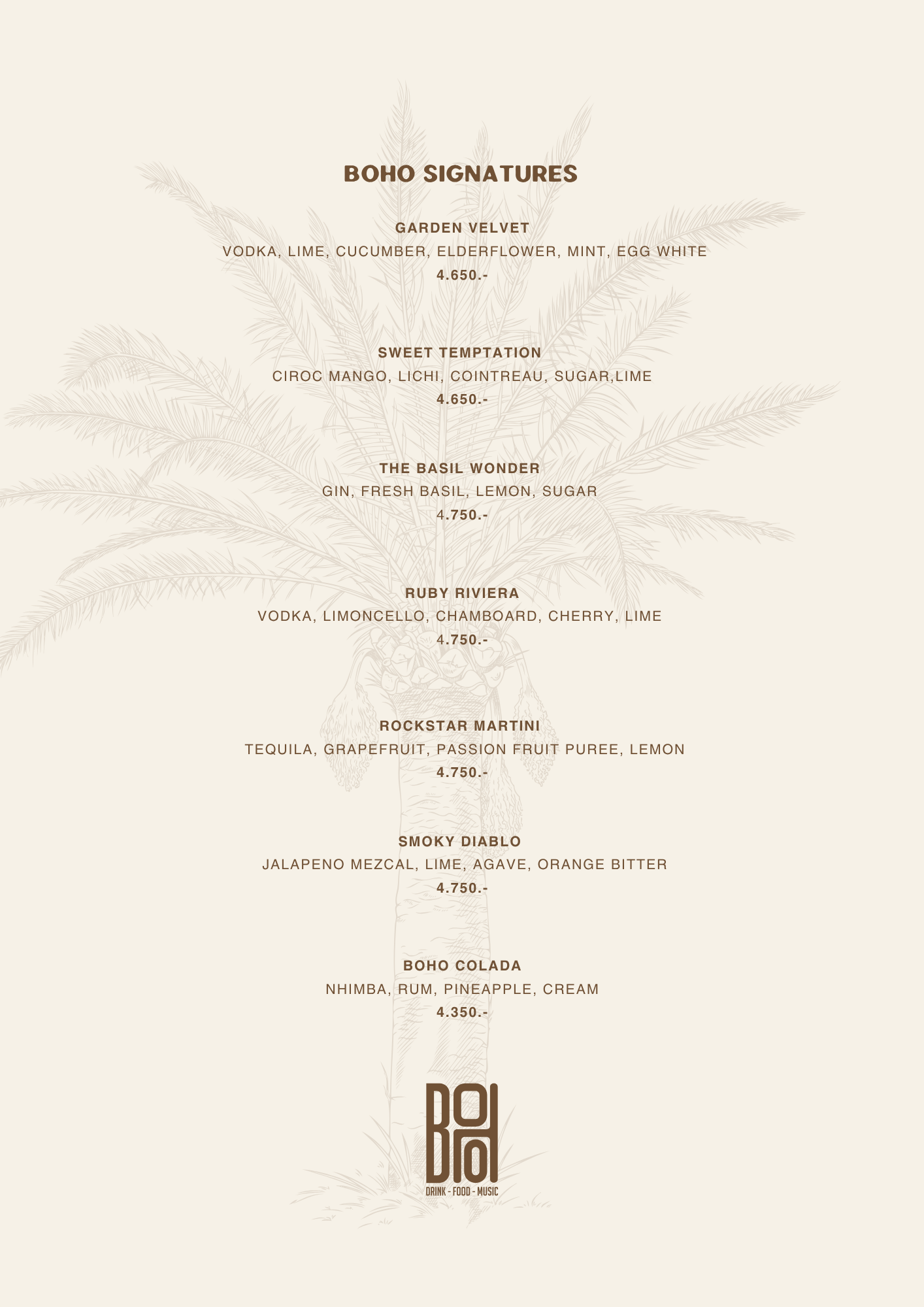 BOHO Budapest bottle service – Vodka, whiskey, likőr, rum, gin, tequila